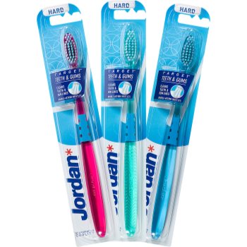 Jordan Target Teeth & Gums Hard perie de dinti - imagine 3